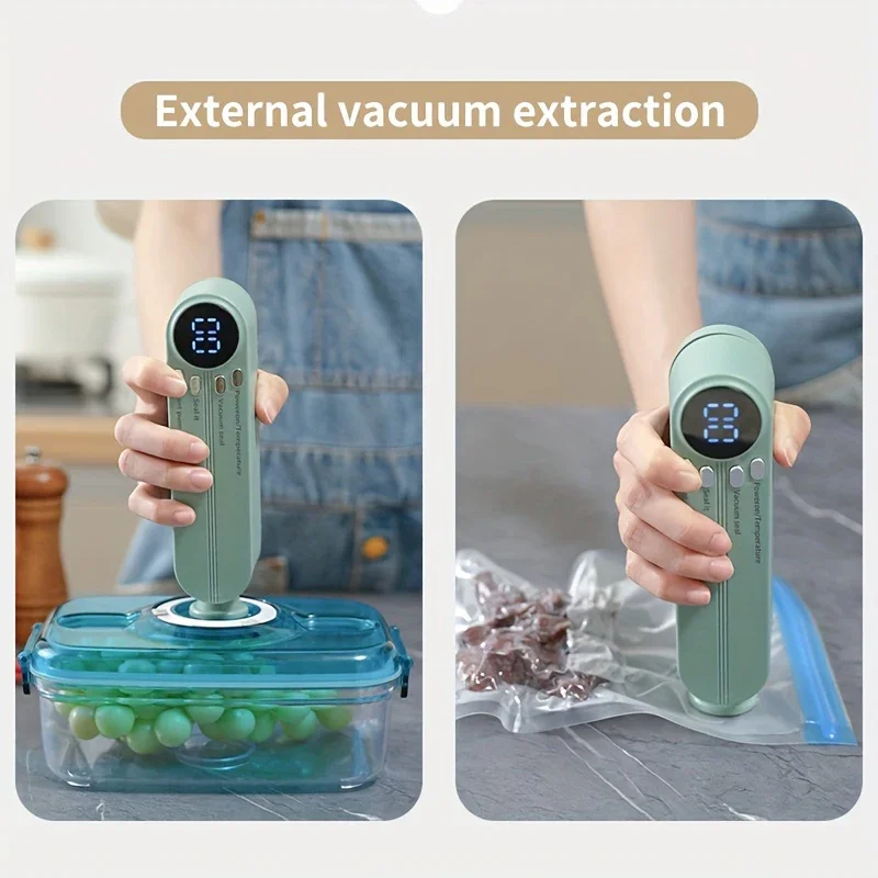 Xiaomi Mijia Wireless Automatic Vacuum Sealing Machine Household Small Portable Food Packaging Laminate Machine Preservation NEW