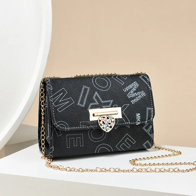 Women's Bag 2024 New Shoulder Bag Fashionable Versatile Chain  Korean Version Simple and Stylish Small Square Bag image 6