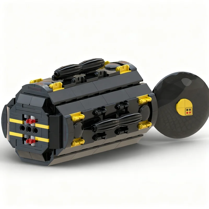 451pcs MOC Space Blacktron I BT 1 Container 2 Renegade Mod Model Building Blocks Construction Toys Christmas Gift Creative Idea