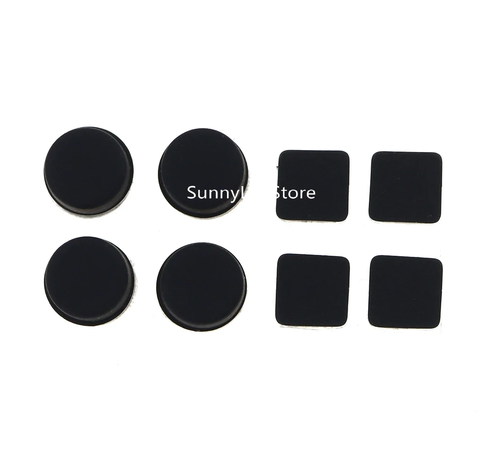 전면 후면 하우징 쉘 나사 발 커버, 고무 발 먼지 플러그 커버, 3DS XL LL, 신제품 3DSLL, 1 세트