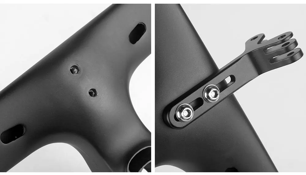 Integrierter Fahrrad-Lenker-Tachometerhalter mit 3 Basishaltern, passend für Garmin Wahoo Bryton, Doppeladapter für die Installation von Licht und Kamera – Detail 12