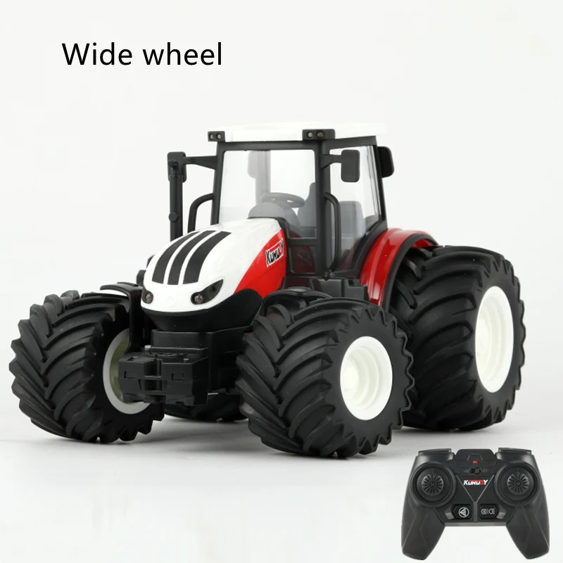 Remote Control Tractor RC Farm Truck Car Trailer 2.4G Farming Simulator Truck Miniature Farm Vehicle Toys Model Children Boy image 3