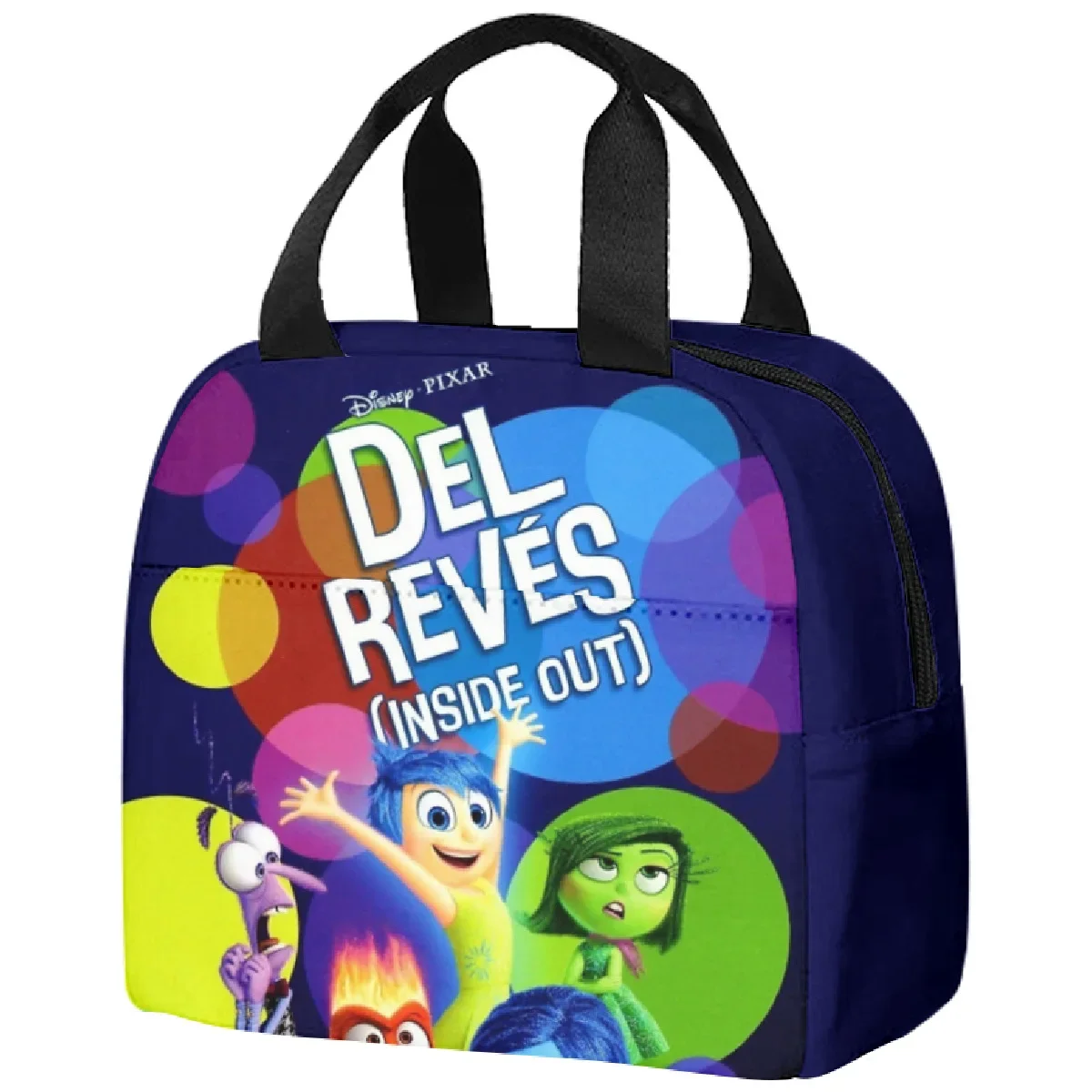 Disney Inside Out 2 Cartoon Lunch Bags Anime Printed Lunch Tote Children Cute Food Insulation Bags Fashion Picnic Bags Gifts