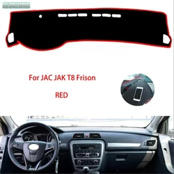 Car Dashboard Avoid Light Pad Instrument Platform Desk Cover Mats Carpets for JAC JAK T8 Frison 2018 2019 2020 Auto Accessories