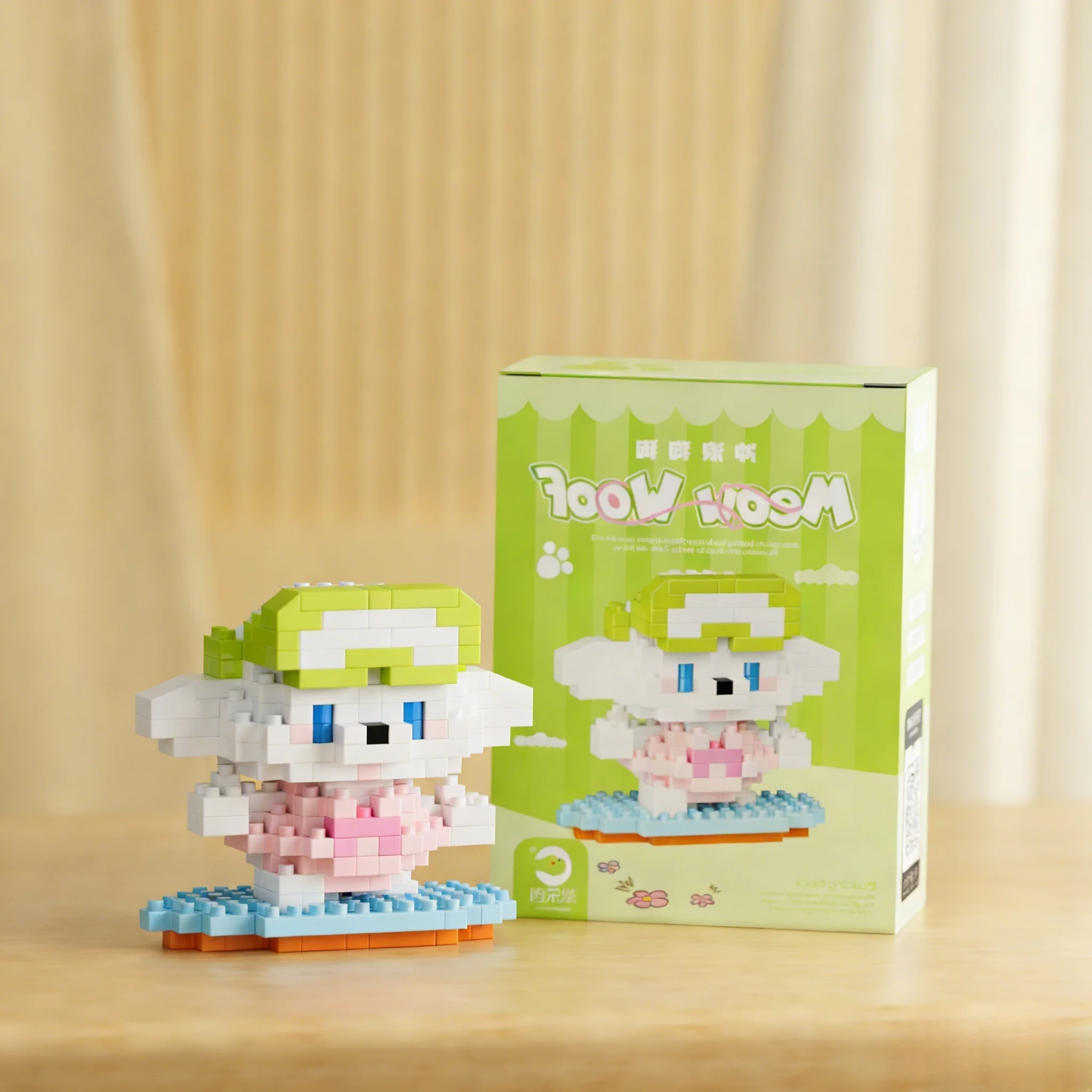 

Набор из 269 белых строительных блоков в виде собаки, развивающая игрушка STEM, 3D-пазл для детей, DIY, для подарков на Рождество, Хэллоуин, День рождения