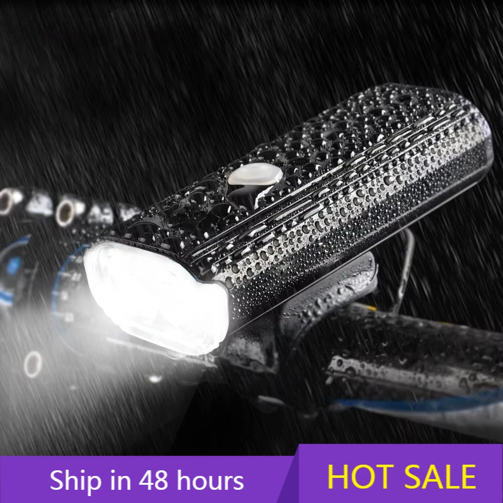 

POWER LEAPDouble 2W Lamp Beads 1000 Lumen Rechargeable Led Light Bike Cycle Light Bicycle Front Light