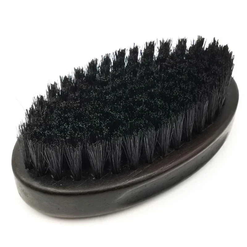 Fur Boar Hair Brush Men Bristle Wild Natural Barbershop Cleaning Professional Beard Brush Boar Soft Hairbrush Hair Styling Tools