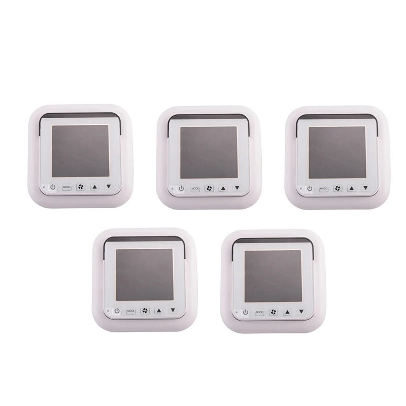 5X Tuya Smart Life Wi-Fi термостат DC5V таймер кондиционера датчик температуры и влажности ЖК-контроллер с сенсорным экраном