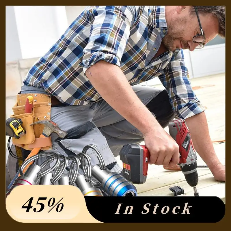 

A60Z Брелок с верхним держателем бит, брелок для ударной дрели с шестигранным хвостовиком 1/4, быстросменный держатель для быстрого подключения, адаптер для дрели и винта