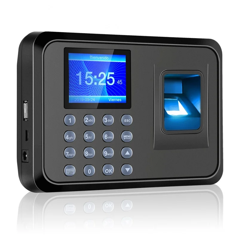 M01 Biometric Fingerprint Time Attendance Fingerprint Recognition Device Without Software Recording Device