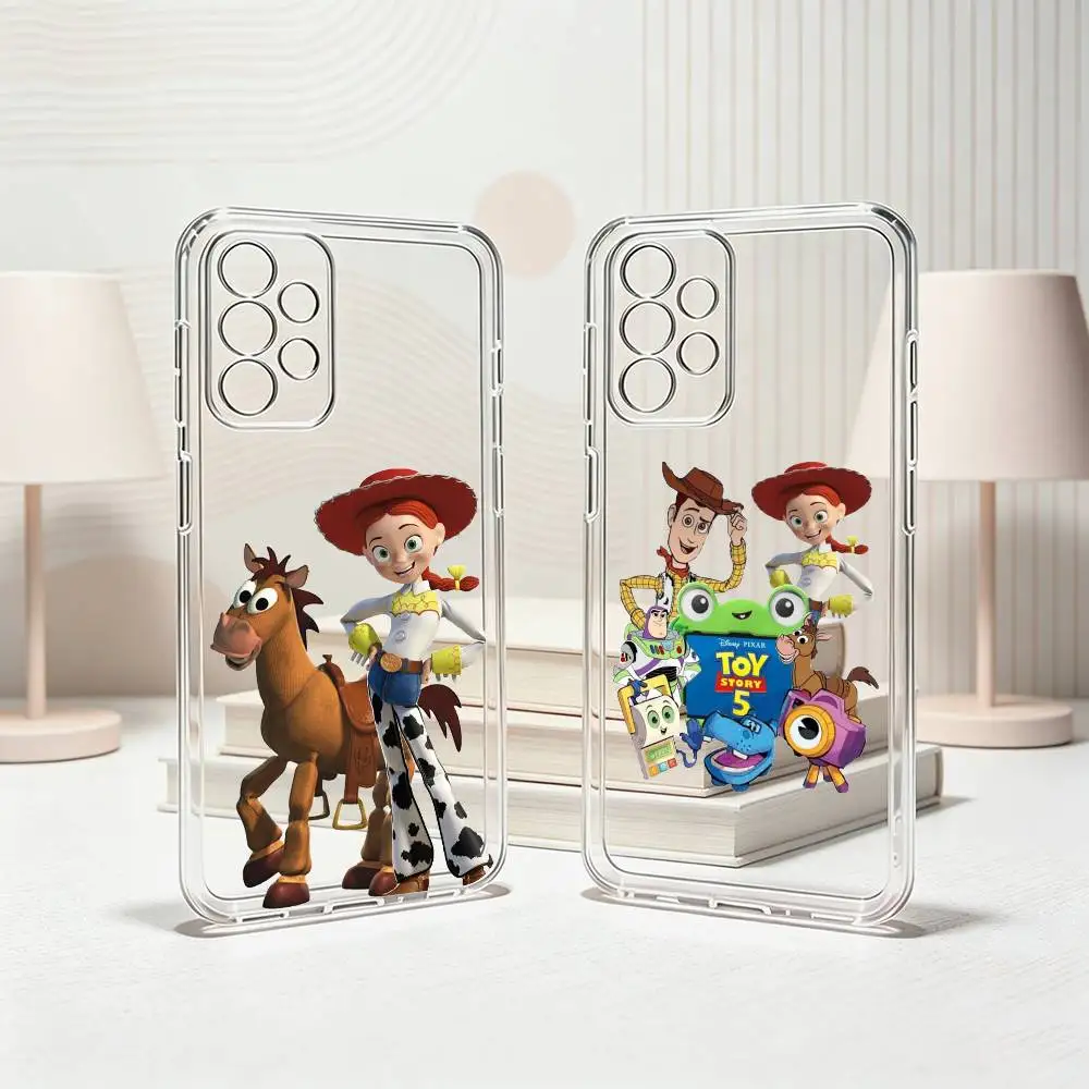 Toy Story-S 5 Jessie-S  Phone Case Transparent Silicone Soft For Samsung S25,S24,S21,S22,S23,S30,Ultra,S20,Plus,Fe Gift