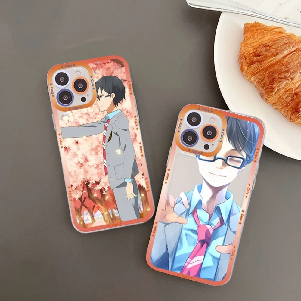 Your Lie in April Phone Case For Redmi 7 8 9 A For Redmi Note 5 7 8 9 10 11 Pro Max 4G 5G Funfas