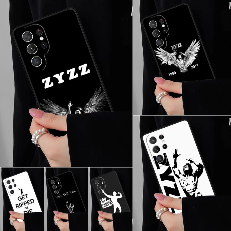Чехол для телефона Zyzz Aziza Shavershian Fitness для Samsung Galaxy S25 S24FE S23 S22 S21FE S20 S10 Plus Ultra Note20 10Pro, черный чехол