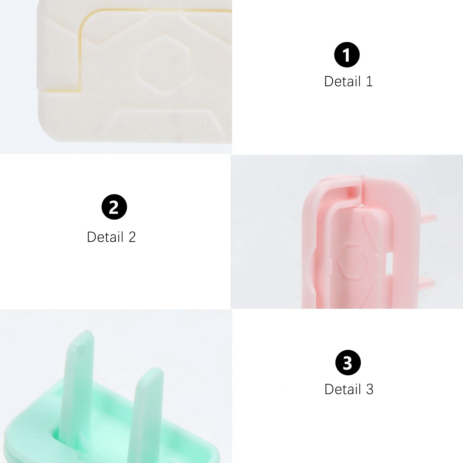 

18 Pcs Socket Protector Sleeves High Quality ABS Flame Retardant Household Covers Water Proof Heat Resistant Baby Safety