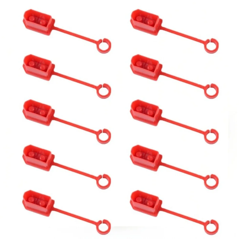 10pcs XT60 Plug Protective Cover Yellow Red Dust-proof Rubber Terminal Case Plastic FPV Accessories Insulated Caps