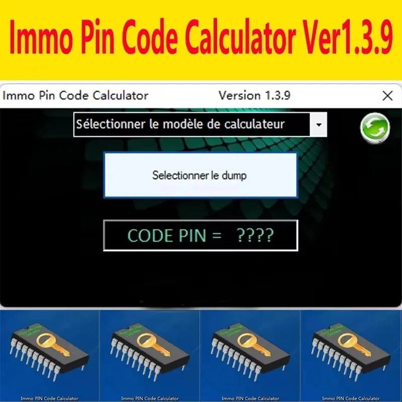IMMO Pin Code Calculator V1.3.9 with Keygen OBD2 Scanner Auto Car Repair Software to Decode Pin Code on Many PSA ECU’s Solution