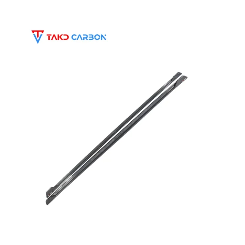 

TAKD Carbon universal rear spoilers Dry Carbon Fiber Side Skirts Extensions For BMW 5 Series(2021-)530i 540i G30 G38