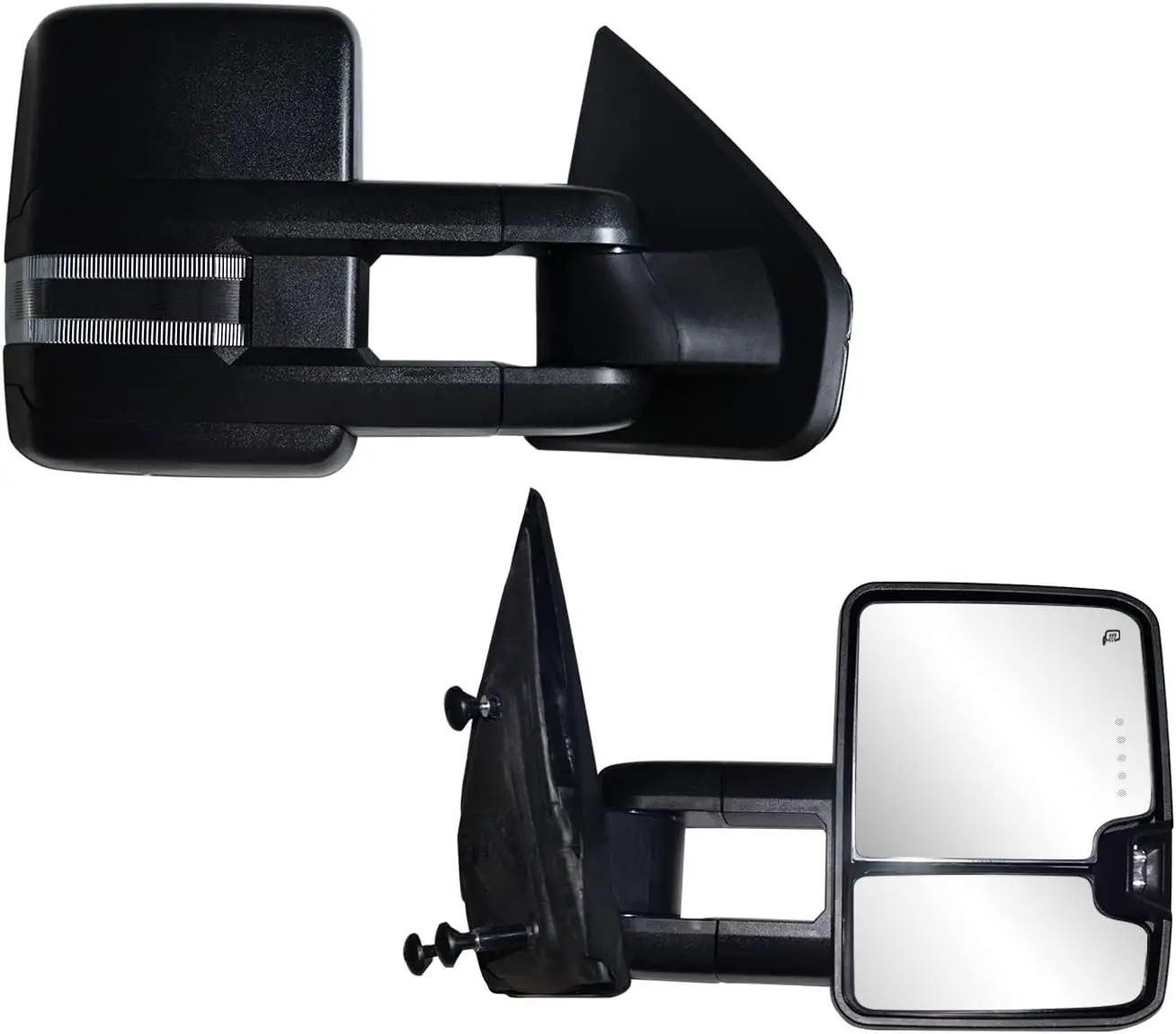 Towing Application, Glass Material, No Color Specified, Power Heated with Turn Signal and Puddle Light for Ford F150 2004 - 2014