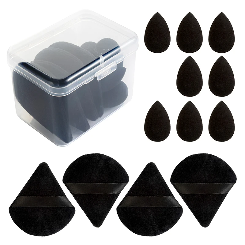 

12pcs Makeup Sponge set Beauty Egg Soft Cosmetic Puff Foundation Sponges Powder Puff Women Make Up Accessories Beauty Tools