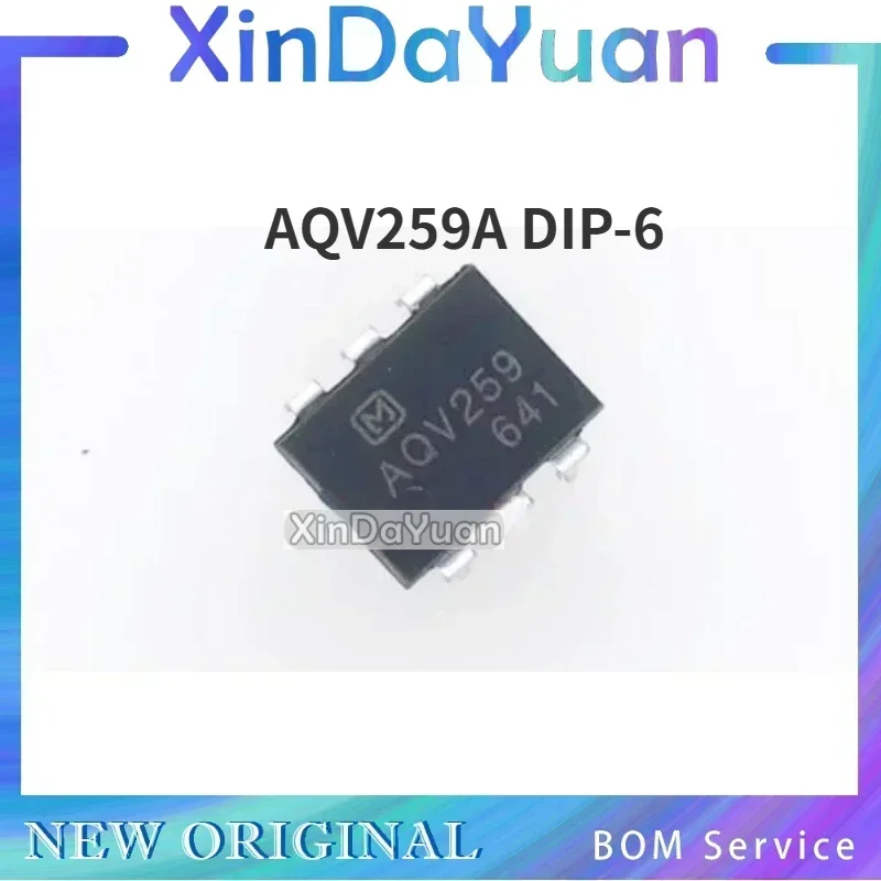 5 pcs  AQV259 AQV259A DIP-6  Optocoupler Solid-state Relay