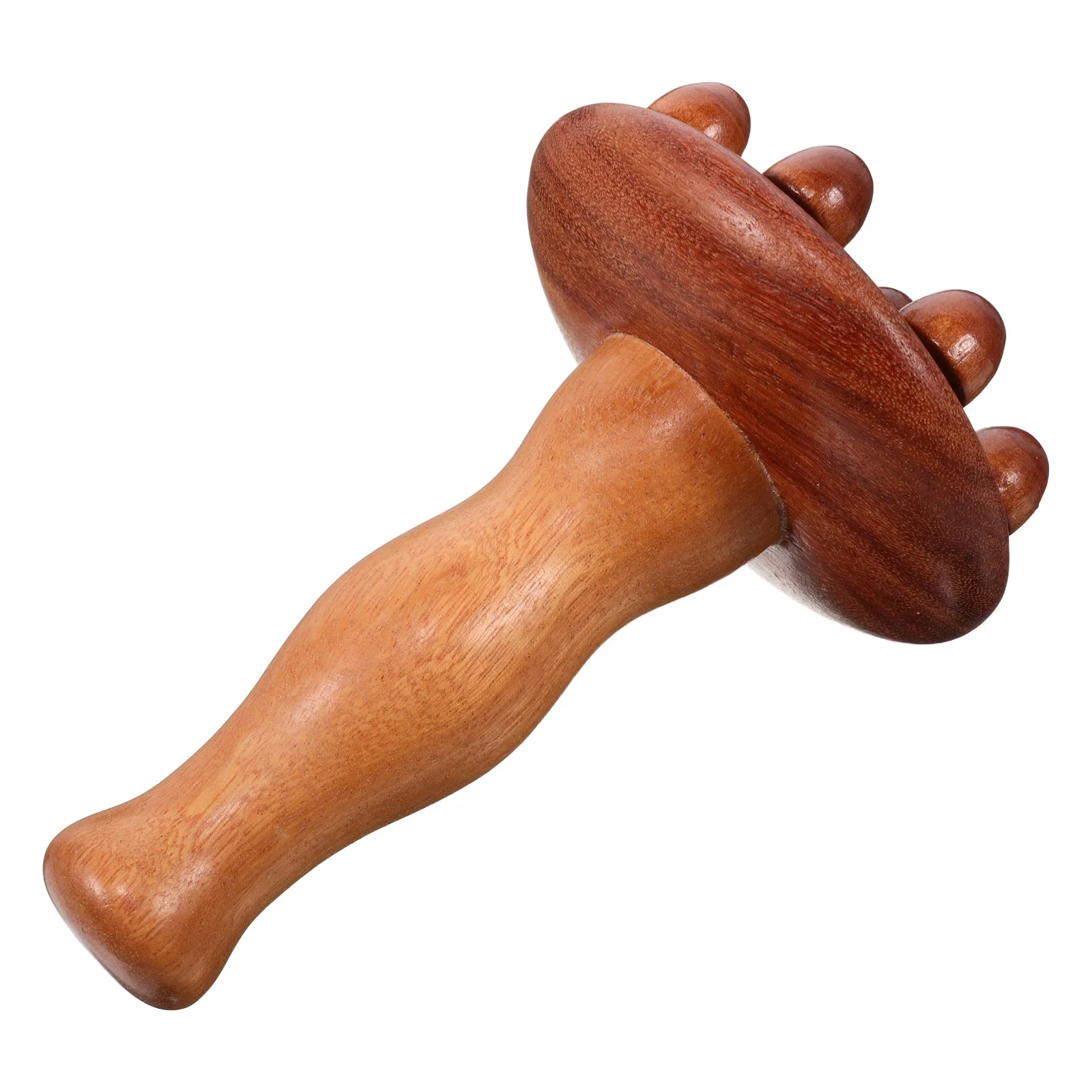 เครื่องนวดบำบัดด้วยไม้แบบแมนนวล ผลิตจากไม้จันทน์หอมคุณภาพสูง สำหรับการดูแลเส้นลมปราณบริเวณหน้าท้อง นวดขูดกระชับสัดส่วนแบบพกพา