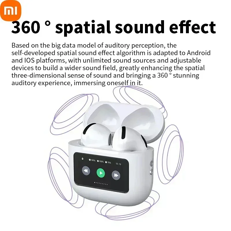 Original Xiaomi A10 Pro HD Display Control Bluetooth 5.3 Hybrid Noise Reduction Earphones Gaming Sports Earphones