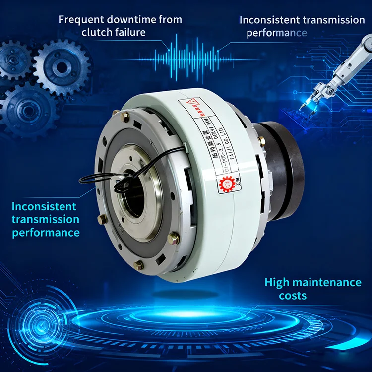 Factory Supply 12V Magnetic Powder Clutch Ogura Clutch with Aluminium & Steel Material 1 Year Warranty