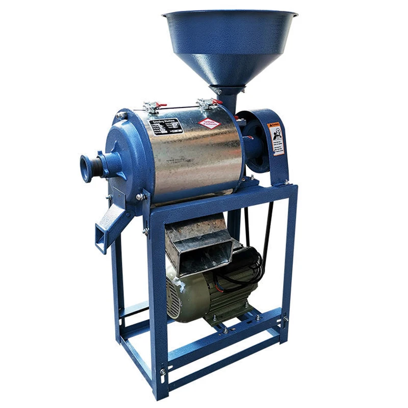 Multifunctional Mill 70KG/H Wheat and Corn Grinder Pea Wheat Bran Separator Grinder Grain Processing 1.8-2.2KW