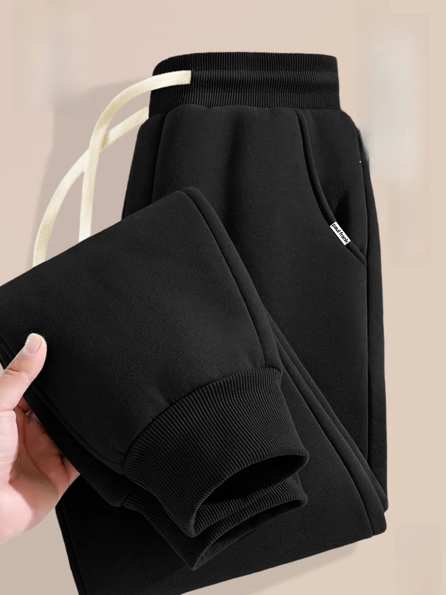 

Men's Bla Cuffed Sweatpants Spring New Casual Versatile Slim Fit Sports Pants Breathable Comfortable Wear