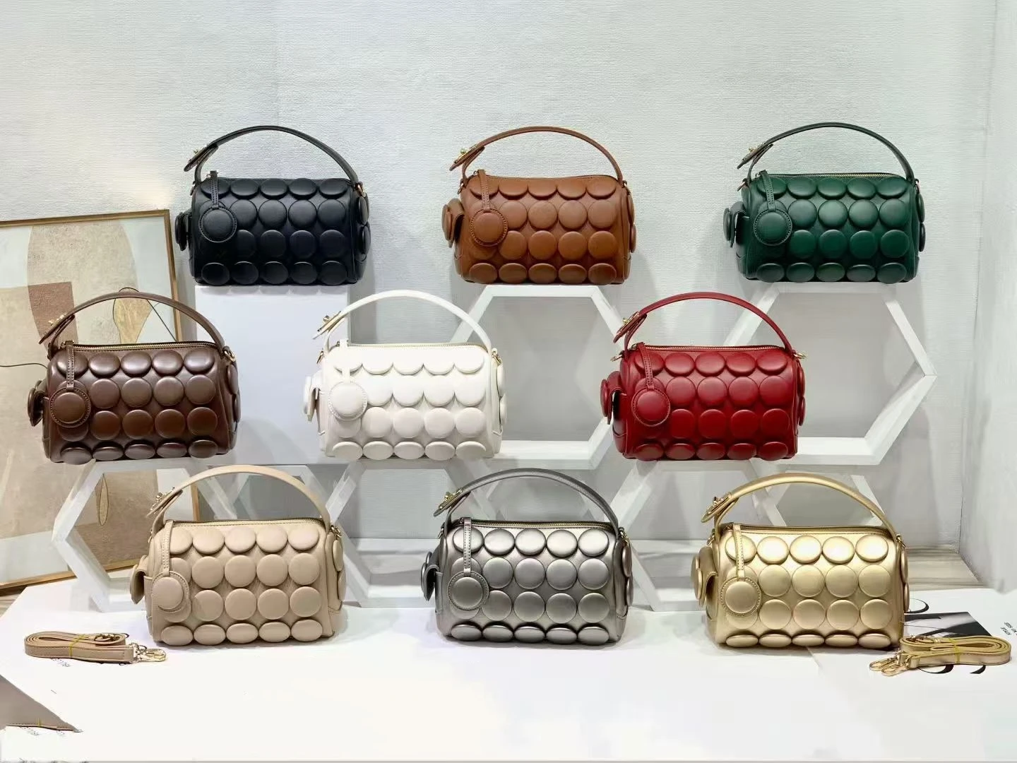 

Новая женская сумка-ведро большой вместимости, многофункциональный пенал, сумка для туалетных принадлежностей, ручная сумка для хранения, сумка через плечо в конфетных цветах