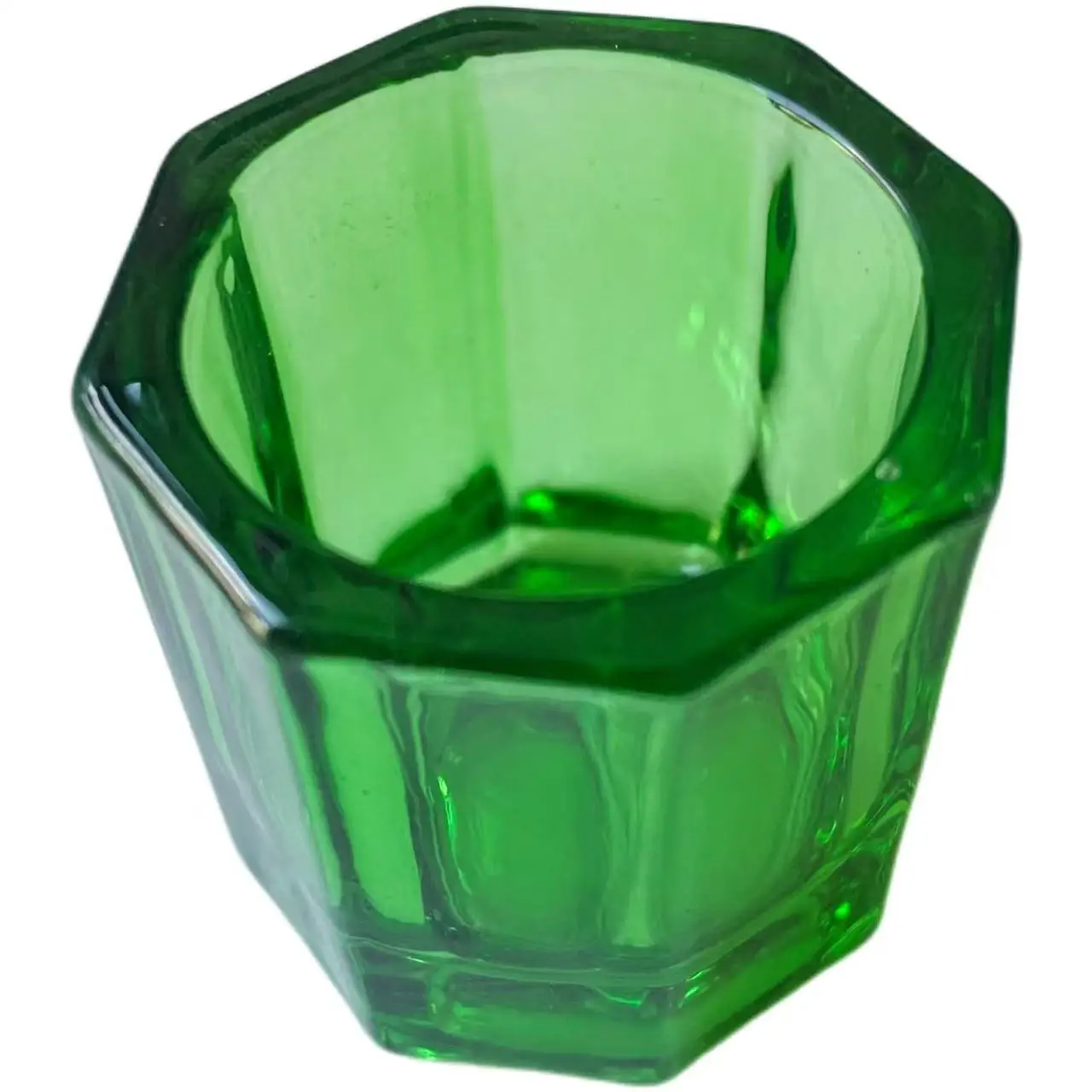 1pc Nail Crystal Glass Nail Cup Acrylic Liquid Dappen Dish Clear Bowl Nail Powder Holder Container /dental Equipment Tools