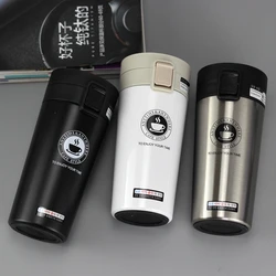 Tasse à café de voyage en acier inoxydable de qualité supérieure, gobelet thermos, d'extraction à vide standard, bouteille d'eau thermo, tasse à thé, thermocup, 380ml