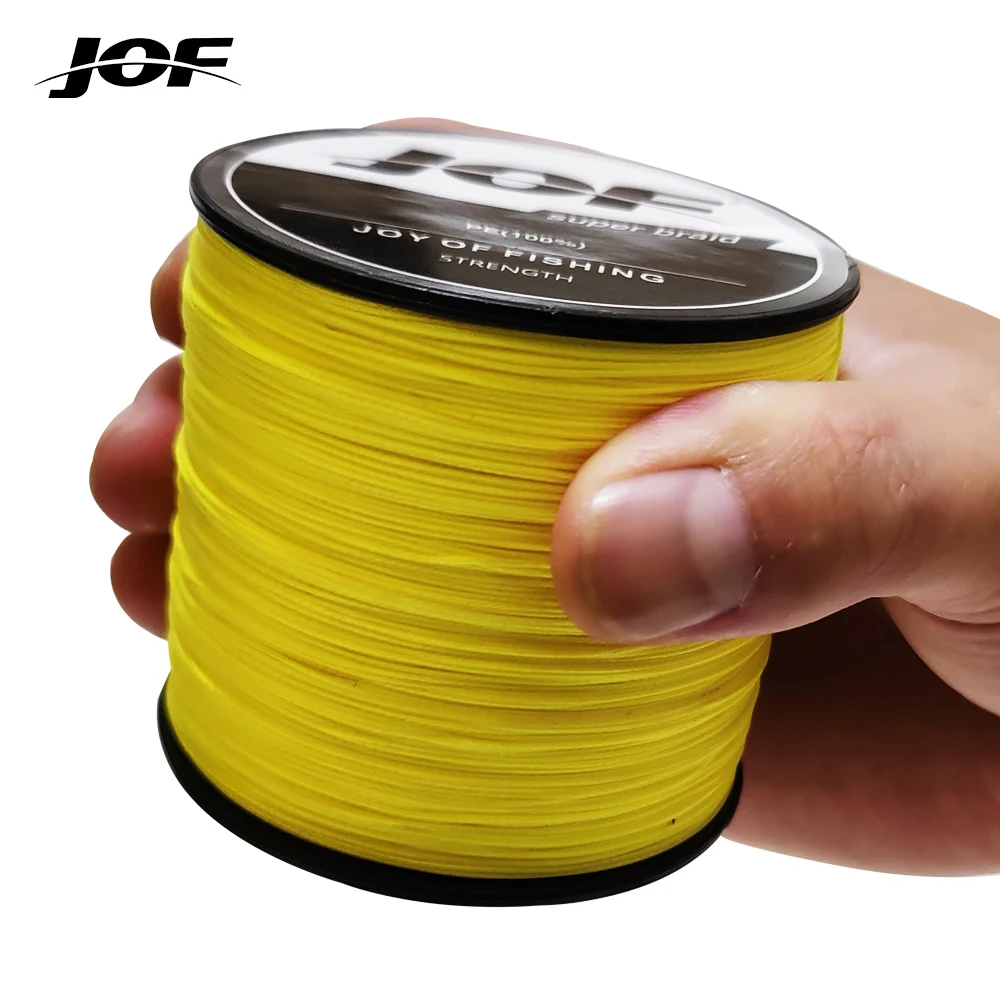 JOF Japan 8 Strands Braided Fishing Line High Quality 300M 500M Braided Fishing Line Super Strong Multifilment PE Line Saltwater