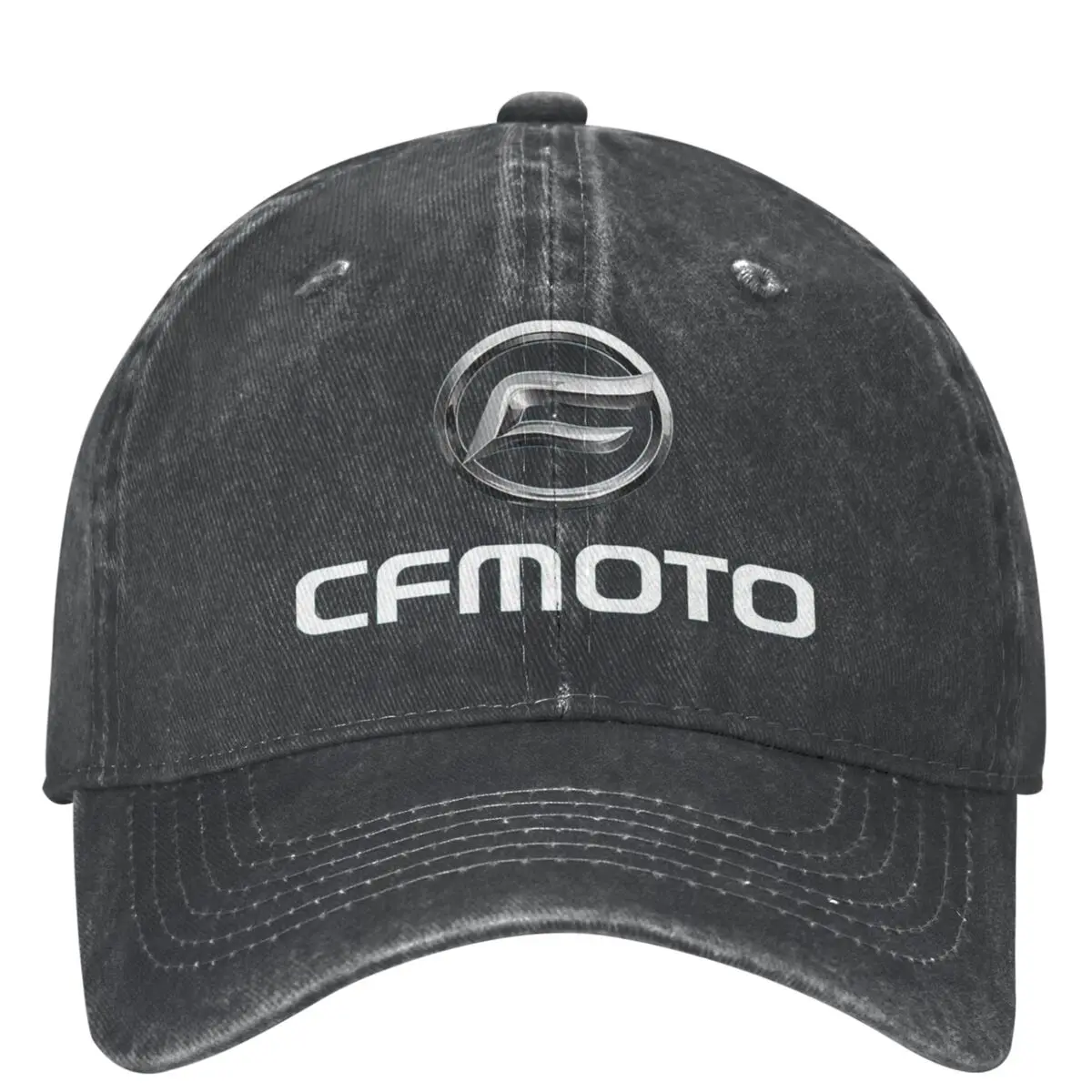 Vintage Cfmotos Motor Racing Motorcycle Baseball Caps Unisex Distressed Denim Washed Snapback Cap Outdoor Summer Hats Cap