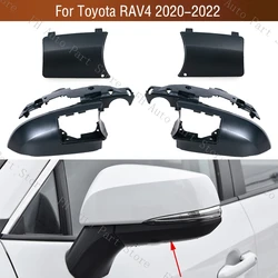 Car Exterior Rearview Wing Door Side Mirror Bottom Lower Base Cover Shell Cap  Lid For Toyota RAV4 RAV 4 2020 2021 2022