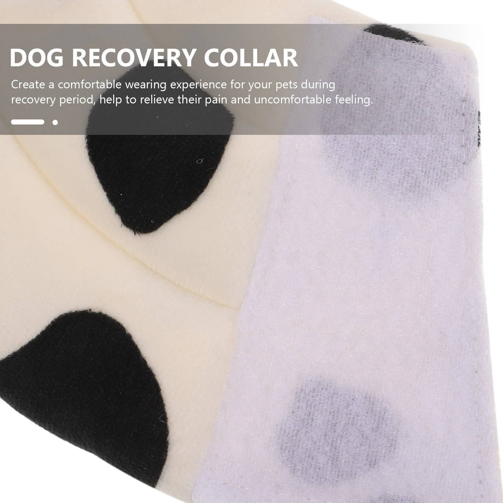 

Cow Design Dog Cat Recovery Collar Soft Washable Anti-Bite Neck Cone Pet Surgery Protective Collar for Healing