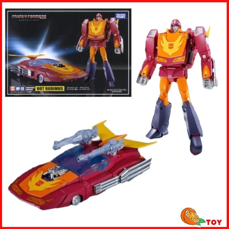 

In stock Transformers toys MP Series MP-28 KO Hot Rodimus Model Robot Collection Action Figure Toy Gift Hobby