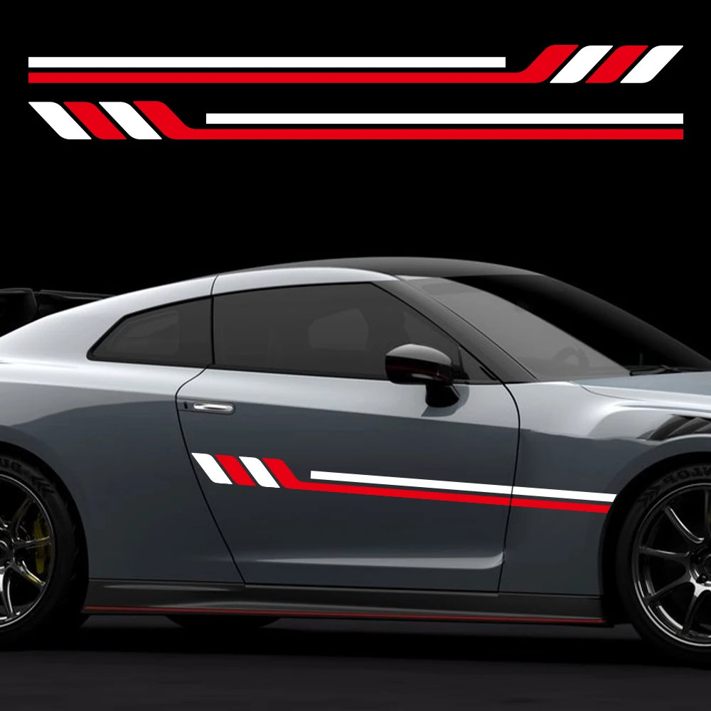 

Car Sticker Auto Door Side Decals Kit Vinyl Sticker Auto Waterproof PVC Vehicle Decorative Stickers Car Accessories Exterior