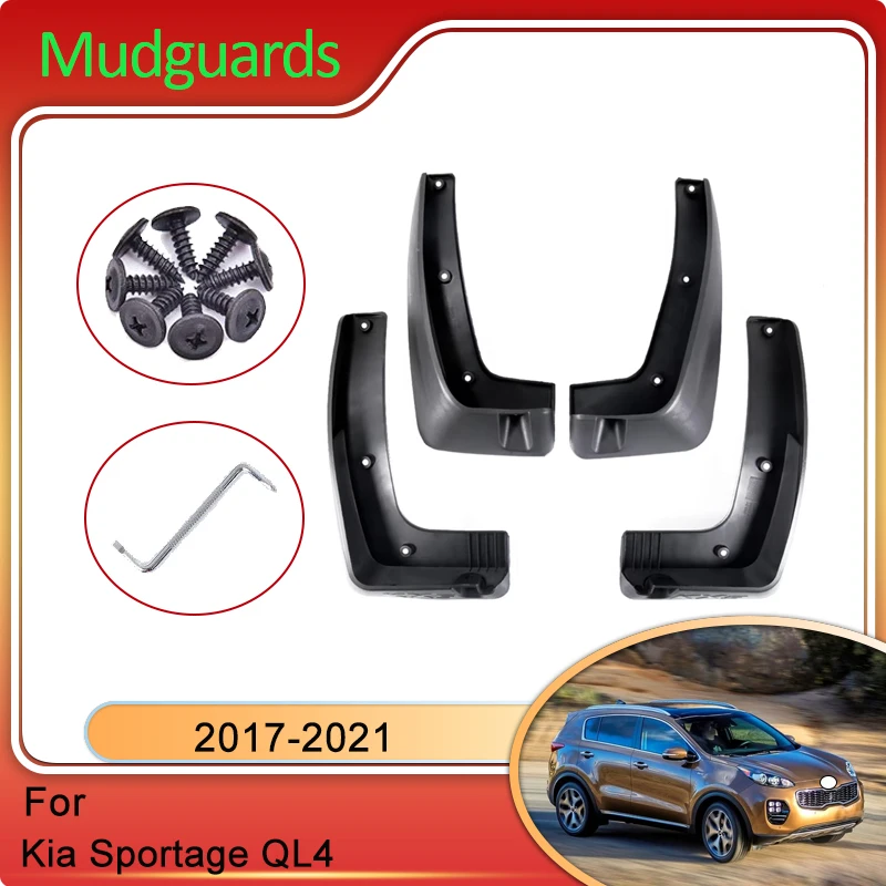 

For Kia Sportage QL4 2017 2018 2019 2020 2021 Mudguards Splash Wheels Fender Mudflaps Auto Part Accessories Car Sticker Upgraded