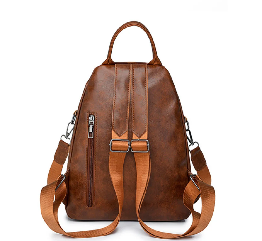 2025 New Women's Fashion Luxury High Quality Leather Backpacks Vintage Casual Large Capacity Shoulder Bags Totes Crossbody Bag