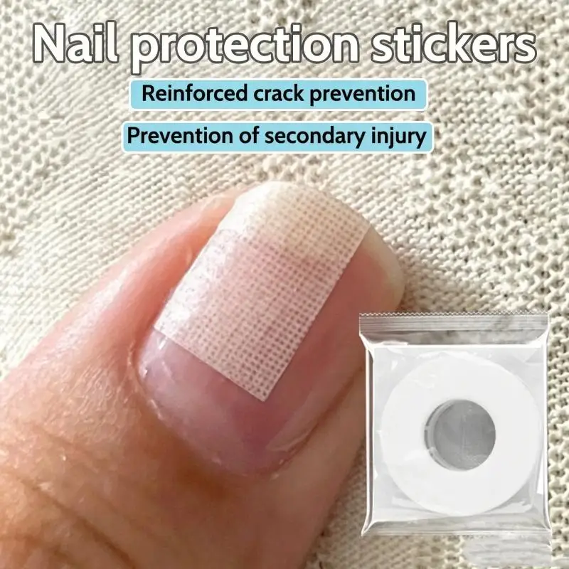【B】1Pcs Nail Protection Stickers, Breathable And Waterproof Reinforcement Surface To Prevent Breakage, Nail Biting, And Chewing