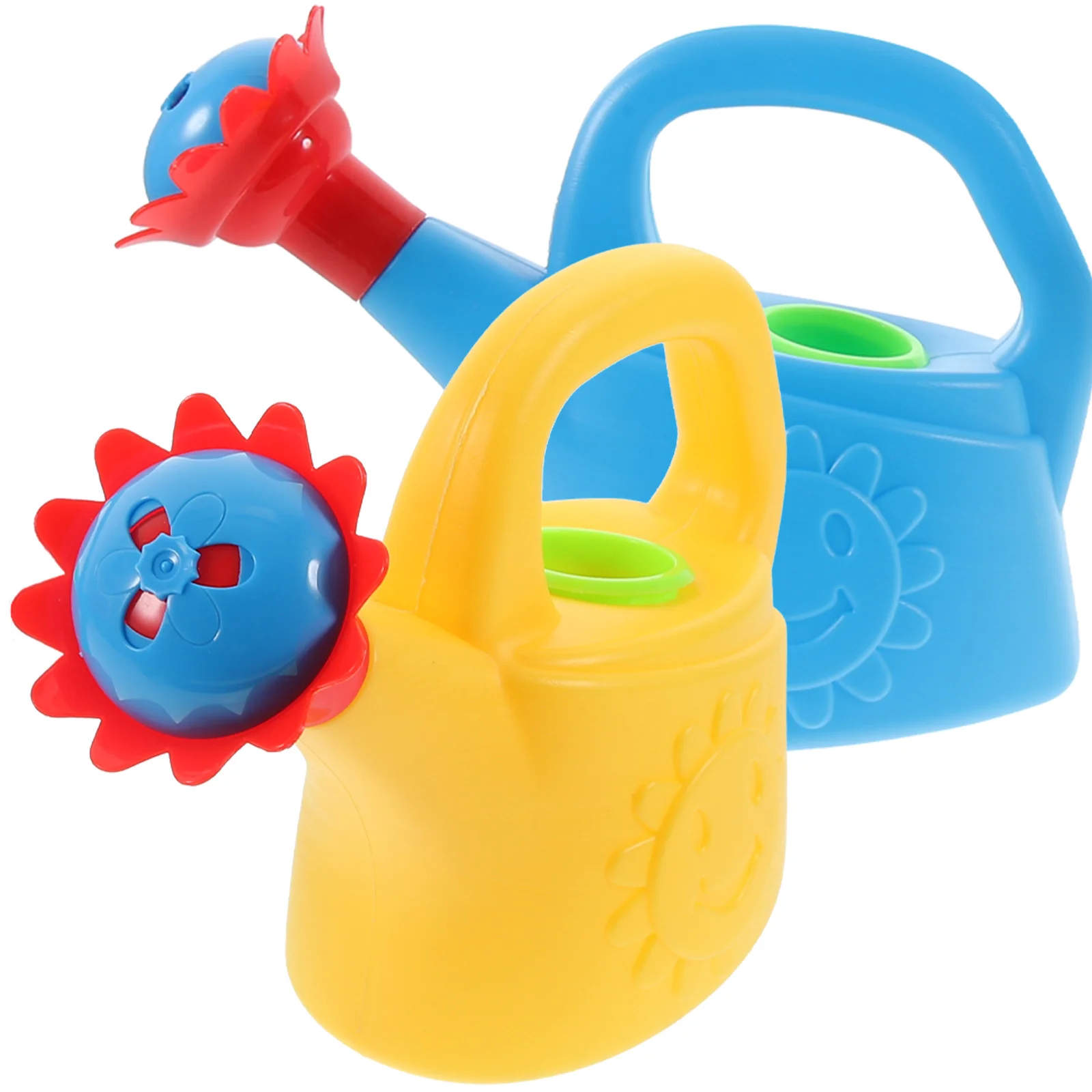 

2 PCS Color Cognizance Toys Socialization Children Bath Kids Watering Pot Play House Educational Girl Set Home School