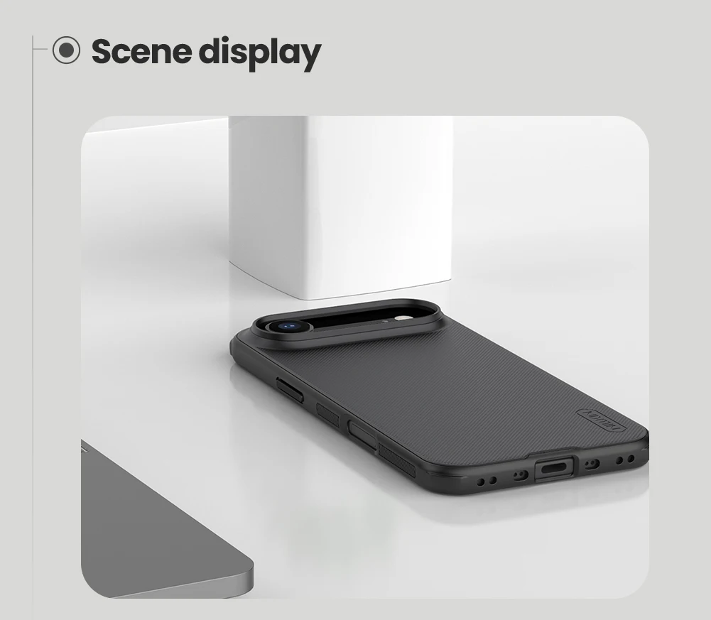For iPhone Air Case Nilllkin Super Frosted Shield Pro Soft TPU Frame + Hard PC Back Cover Protection Phone Case For iPhone Air - view 6