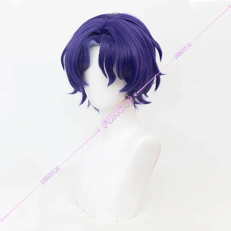 qq78Request7Honkai ستار السكك الحديدية الدكتور تأثيري الأرجواني لعبة الشعر القصير دكتور Veritas نسبة Intelligentsia نقابة ألياف مقاومة للحرارة شعر مستعار #1