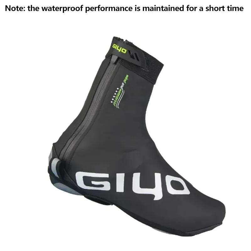 Waterproof Cycling Overshoes Bicycle Shoes Covers Bike Reflective Windproof MTB Road Winter Fleece Warm Bike Lock Protector
