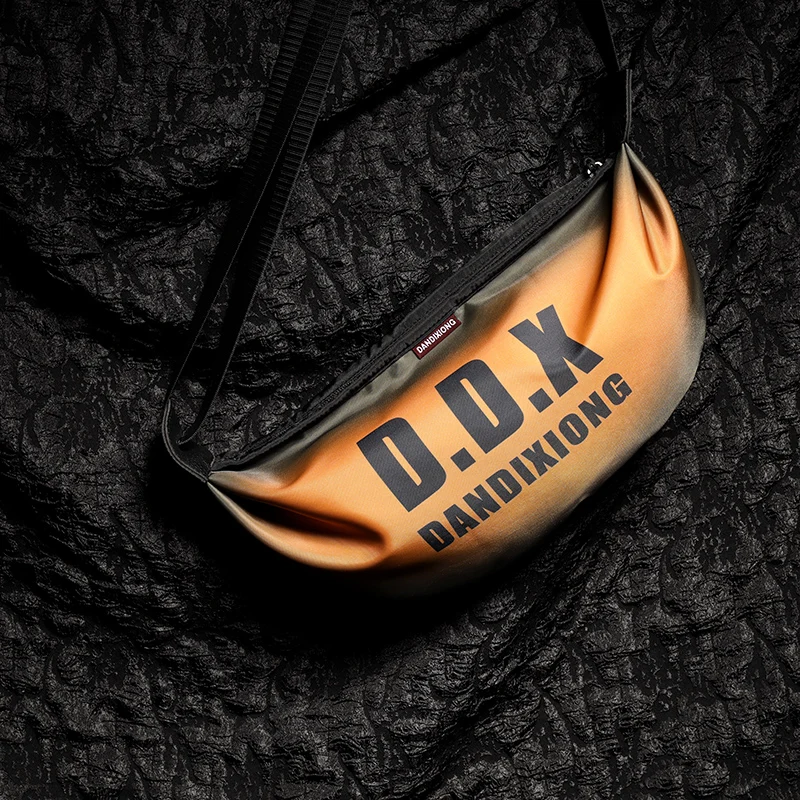 

Fashion brand printed dumpling bag 2025 new personalized fashion sports trend crossbody bag chest bag lightweight waist bag