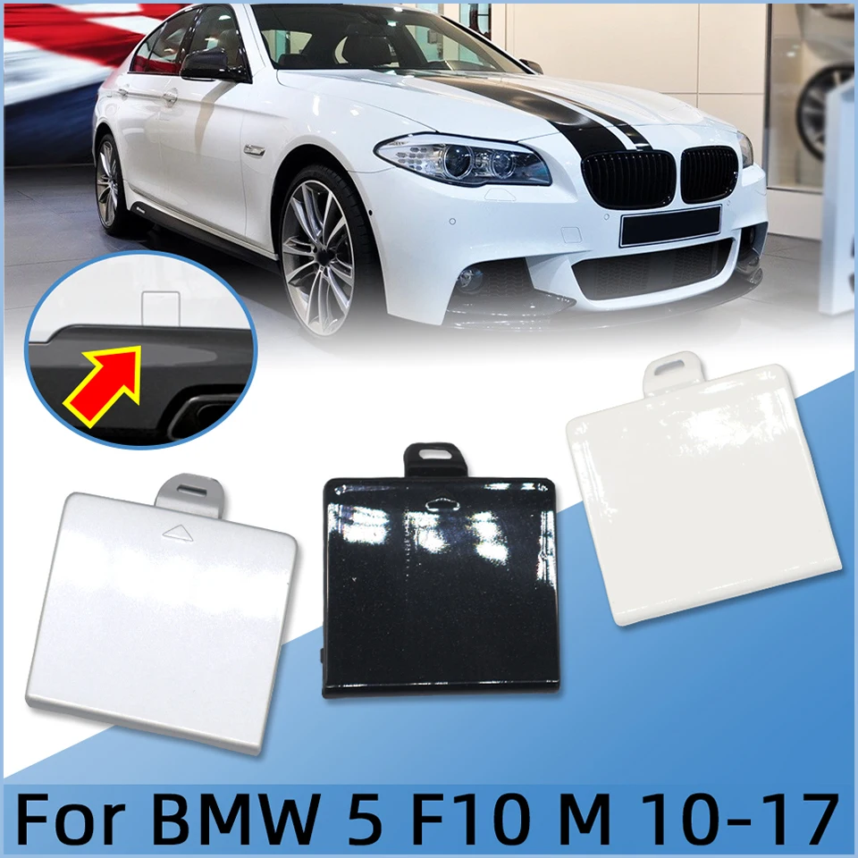Rear Bumper Towing Hook Cover Cap For BMW 5 Series 2010-2017 F10 F11 LCI M-SPORT #51128048592 M5 518d 520d 528iX 535dX 550iX