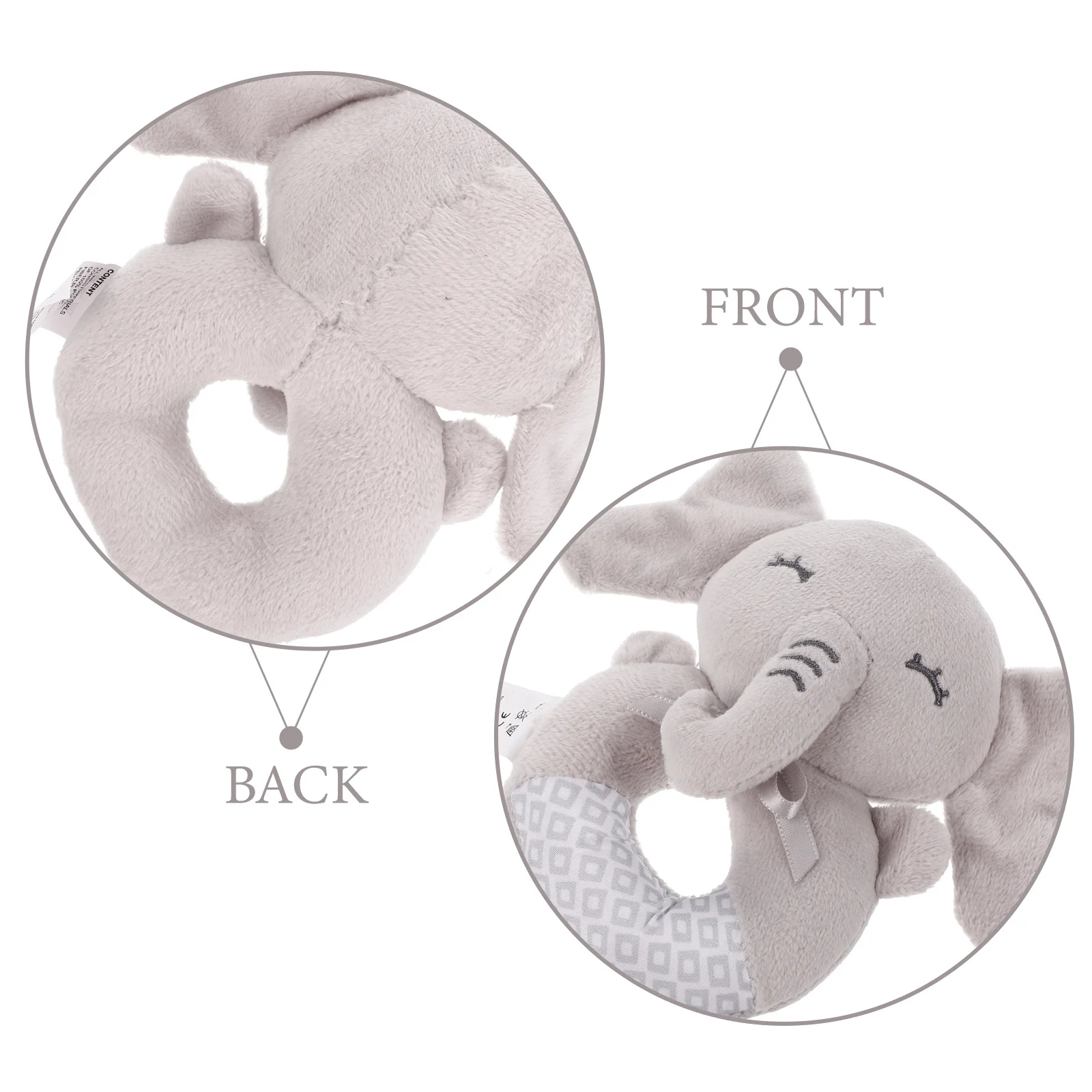 เครื่องเขย่ามือแบบนุ่มสำหรับทารกแรกเกิด เด็กทารก เล่นเสริมพัฒนาการทางประสาทสัมผัส เวลาคว่ำ ตกแต่งห้องเด็กอ่อน