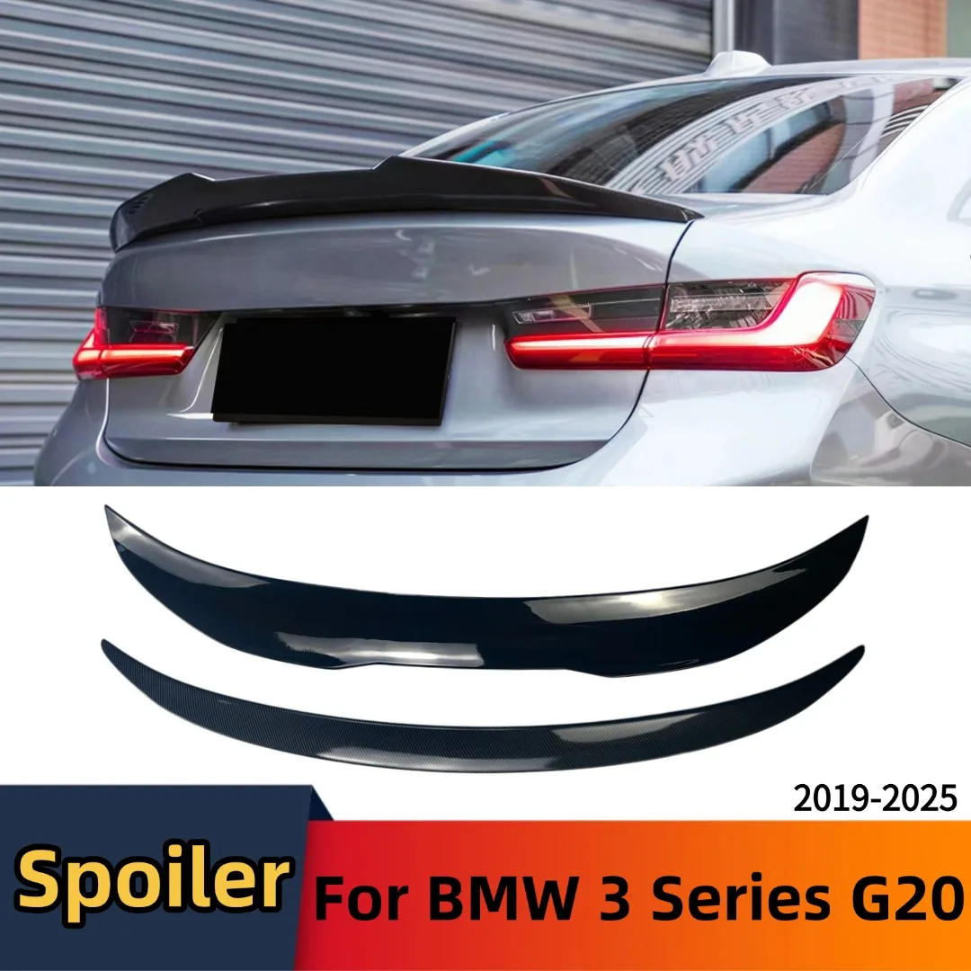 

Rear Air Dam Deflector Spoiler For BMW 3 Series Sedan G20 G28 2019-2025 320d 330i 340i 340d Wing ABS Trunk Lip Body Kit Tuning