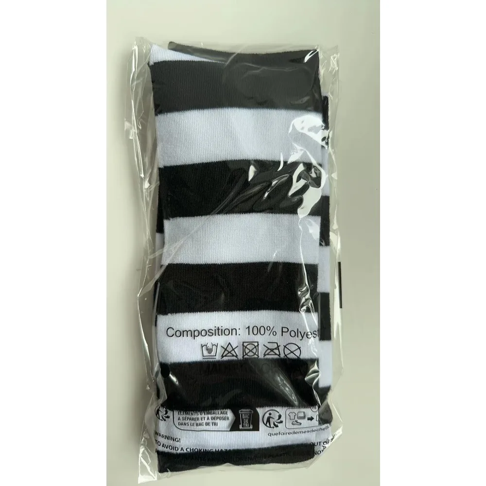 1 คู่สีลายถุงน่องกว่าเข่าถุงเท้าแฟชั่นผู้หญิงถุงเท้าอุ่นเซ็กซี่ Slim ถุงเท้ายาวสีดําสีขาวลายร้านขายชุดชั้นใน